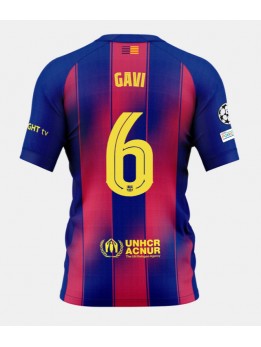 Barcelona Paez Gavi #6 Domaci Dres 2025-26 Kratak Rukavima